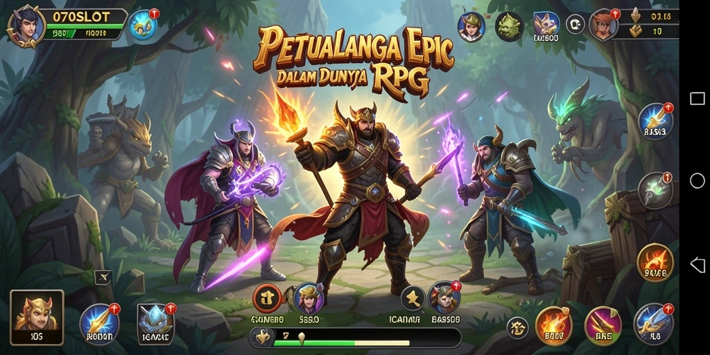 Gameplay seru 070SLOT dengan petualangan RPG yang menantang.