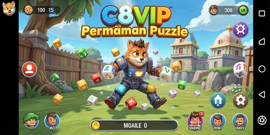 Tangkapan layar gameplay C8VIP menampilkan tantangan puzzle yang menarik.