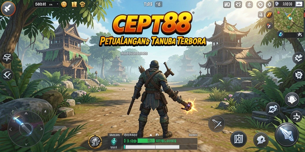 Tampilan menarik dari dunia Open World dalam CEPAT88.