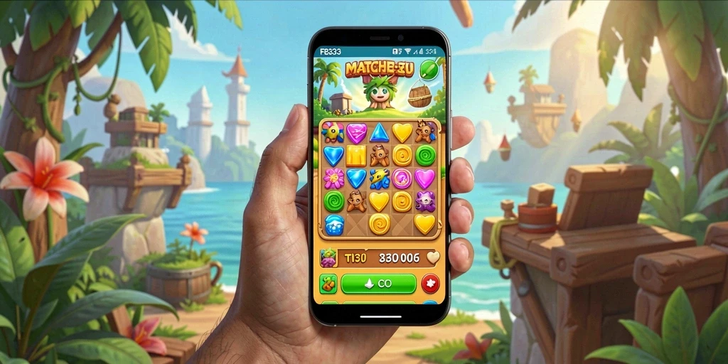 Tampilan gameplay FB333 yang menarik dan penuh warna.
