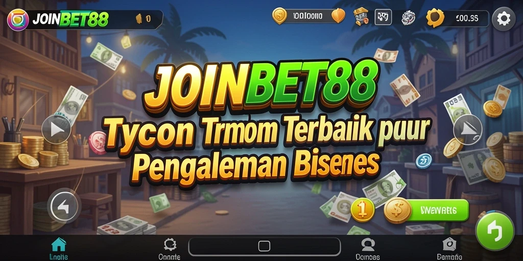 Screenshot gameplay <strong>JOINBET88</strong> menunjukkan aktivitas manajemen bisnis yang menyenangkan.