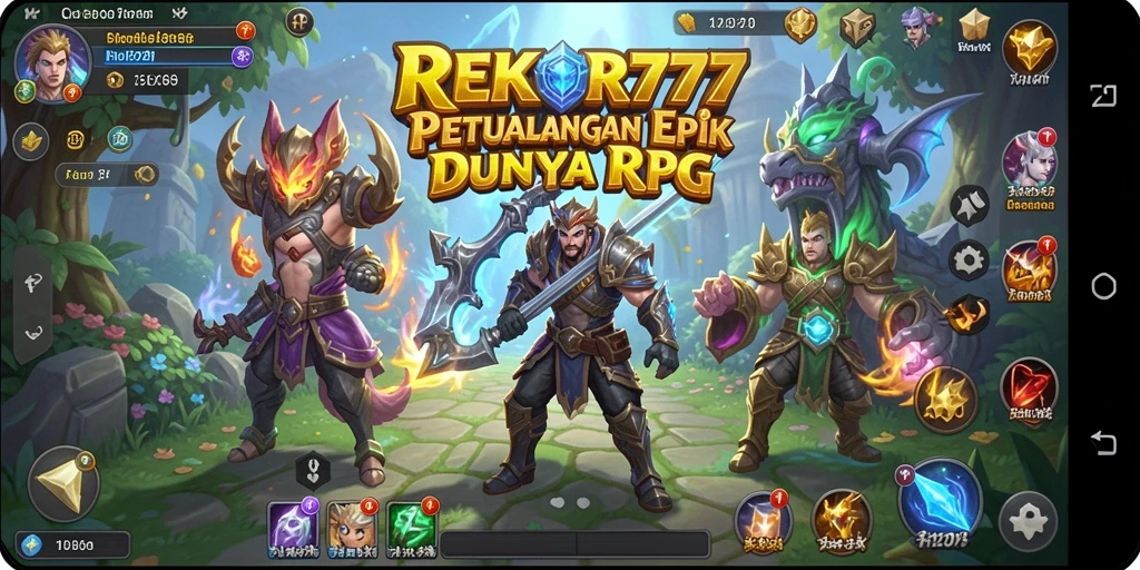 Tampilan gameplay menakjubkan dari REKOR777 yang memikat.