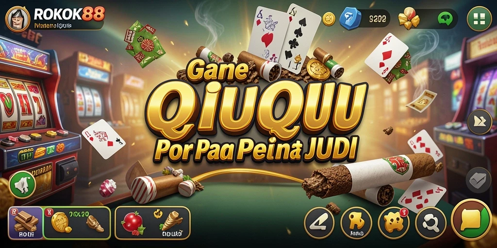 Tampilan gameplay QiuQiu yang seru dan mendebarkan di ROKOK88.