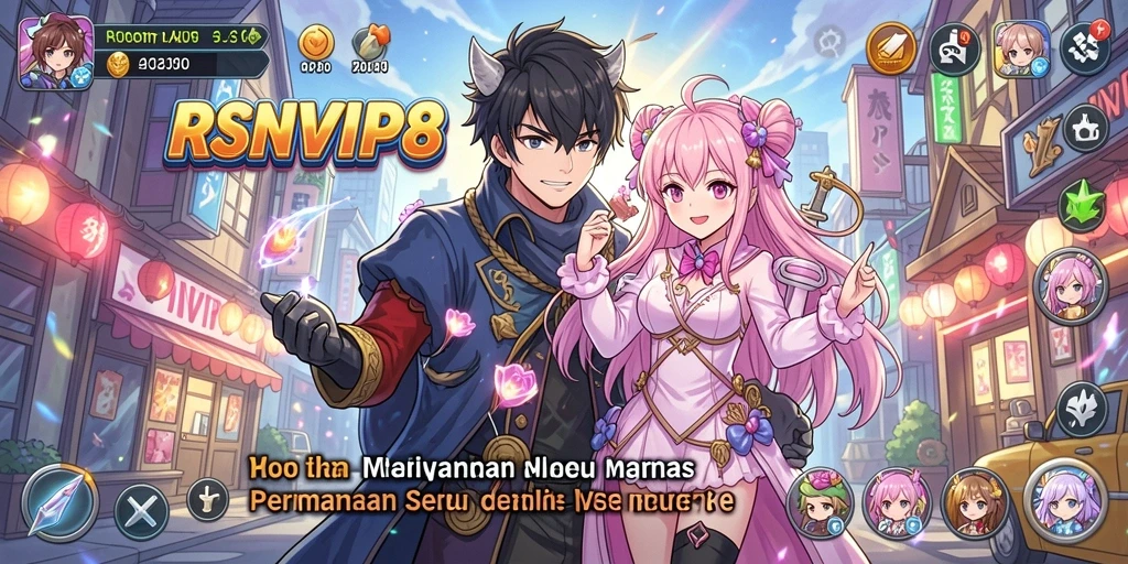 Tampilan gameplay RSNVIP8 yang menarik dan penuh warna.