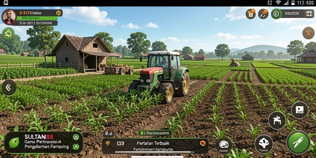 Gameplay menarik SULTAN88 dengan pertanian yang penuh warna.